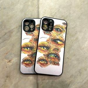 2 12 Pro max eyeball iphone cases